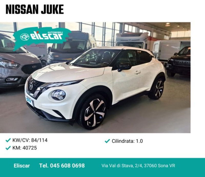 Nissan Juke 1.0 dig-t Acenta 114cv del 2022 usata a Sona