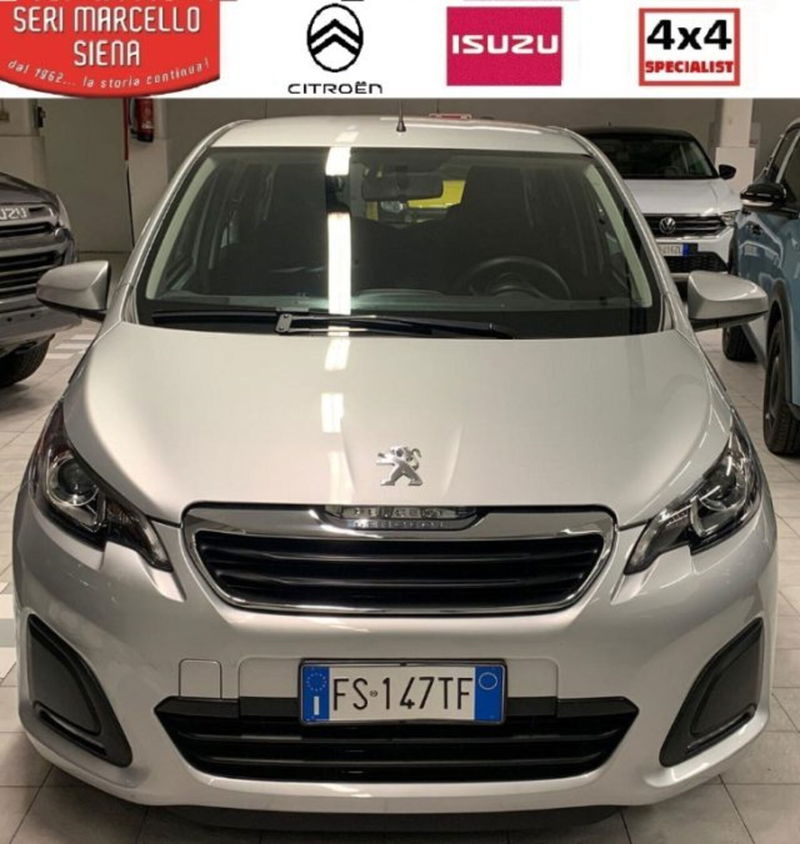 Peugeot 108 72 5 porte Active del 2019 usata a Siena