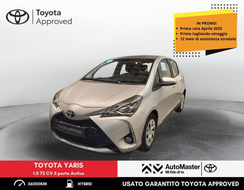 Toyota Yaris 1.0 72 CV 5 porte Active  del 2019 usata a Ferrara