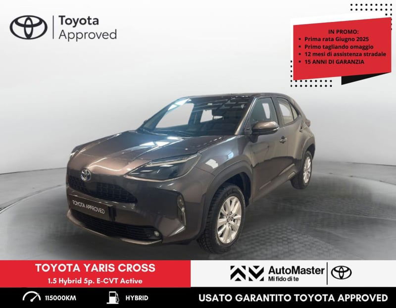 Toyota Yaris Cross 1.5 Hybrid 5p. E-CVT Active del 2021 usata a Ferrara