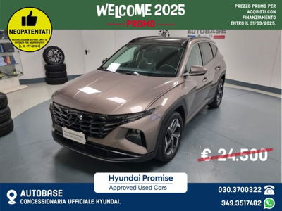 Hyundai Tucson 1.6 crdi 48V Exellence Lounge Pack 2wd dct del 2021 usata a Brescia