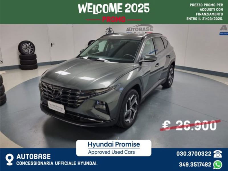 Hyundai Tucson 1.6 hev NLine + 2wd auto del 2021 usata a Brescia