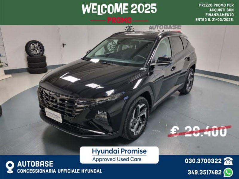 Hyundai Tucson 1.6 hev Xline 4wd auto del 2022 usata a Brescia