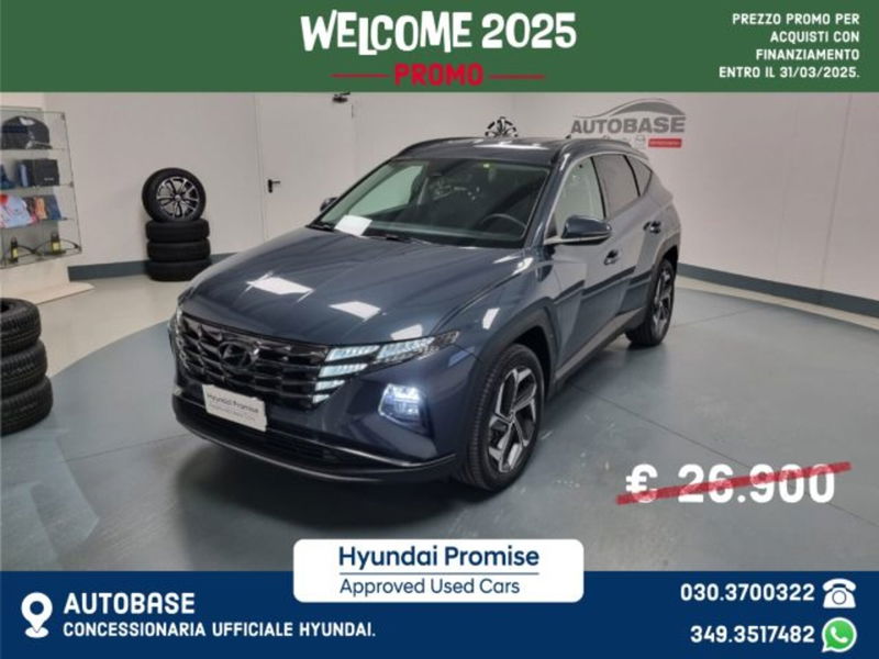 Hyundai Tucson 1.6 hev Xline 4wd auto del 2021 usata a Brescia