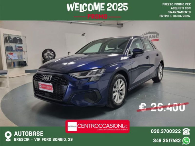 Audi A3 Sportback 35 TDI S tronic Business  del 2022 usata a Brescia