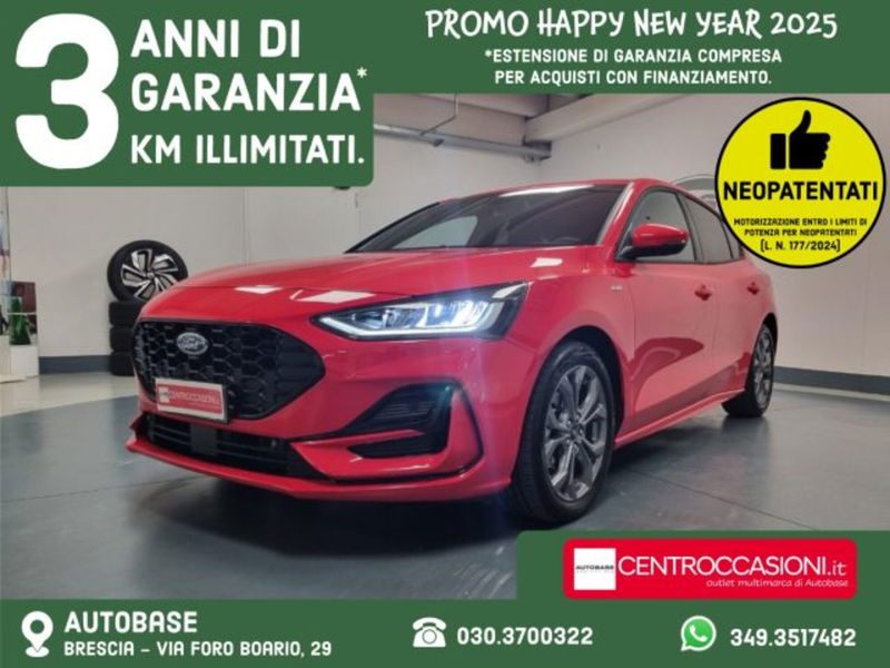 Ford Focus 1.0 EcoBoost Hybrid 125 CV Power. 5p. ST-Line Design  del 2022 usata a Brescia