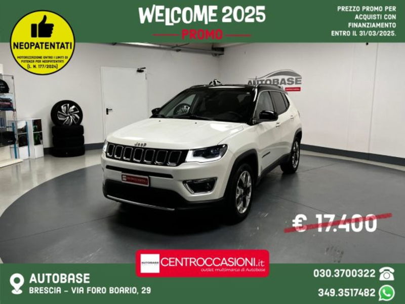 Jeep Compass 1.4 MultiAir 2WD Limited  del 2019 usata a Brescia