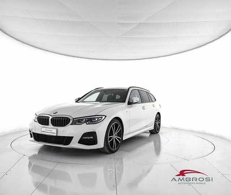 BMW Serie 3 Touring 320d  mhev 48V xdrive MSport auto del 2021 usata a Corciano