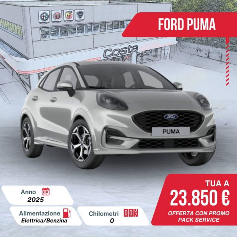 Ford Puma 1.0 EcoBoost Hybrid 125 CV S&amp;S aut. ST-Line Design  nuova a Valdobbiadene