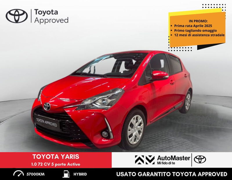 Toyota Yaris 1.0 72 CV 5 porte Active  del 2019 usata a Ferrara