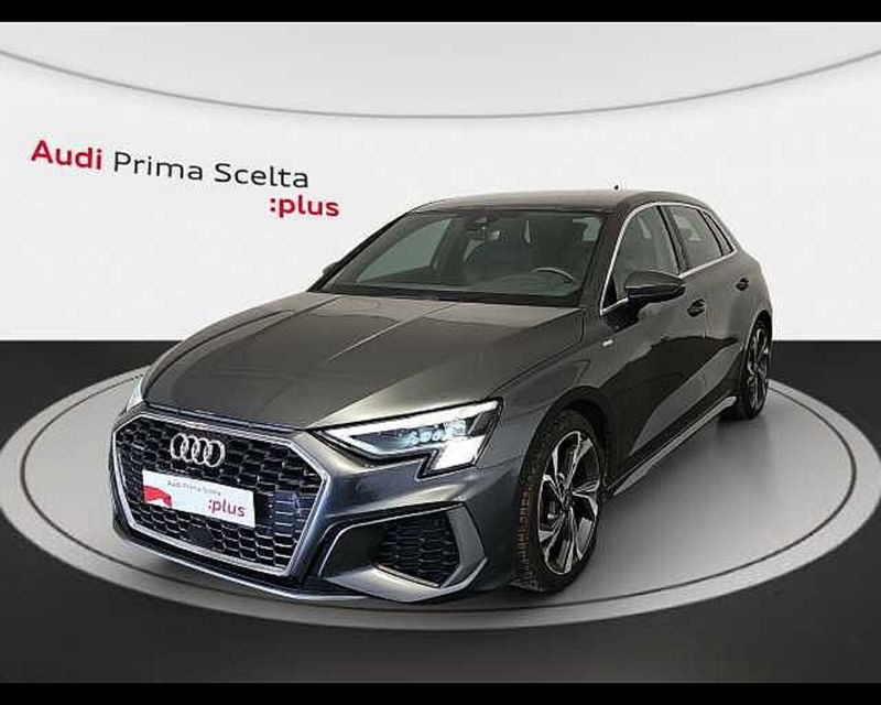 Audi A3 Sportback 40 TFSI quattro S tronic S line edition del 2022 usata a Roma