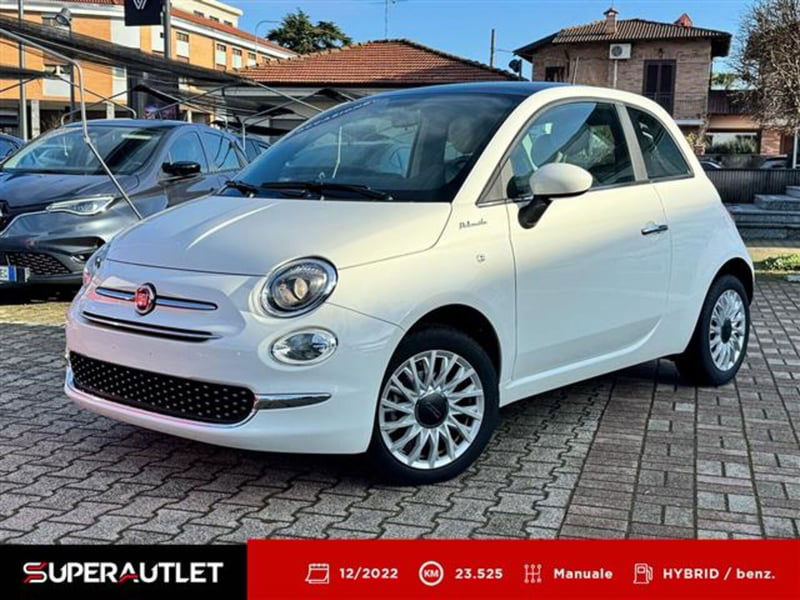 Fiat 500 1.0 hybrid Dolcevita 70cv del 2022 usata a Vigevano