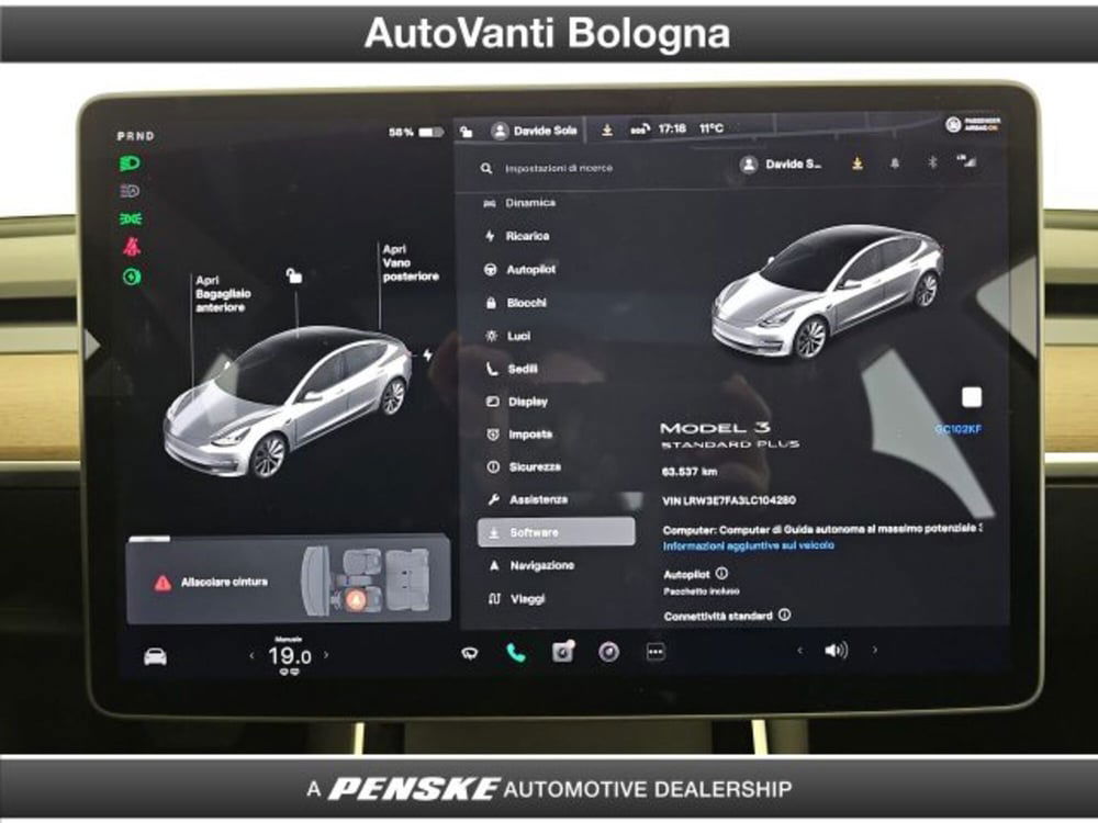 Tesla Model 3 usata a Bologna (14)