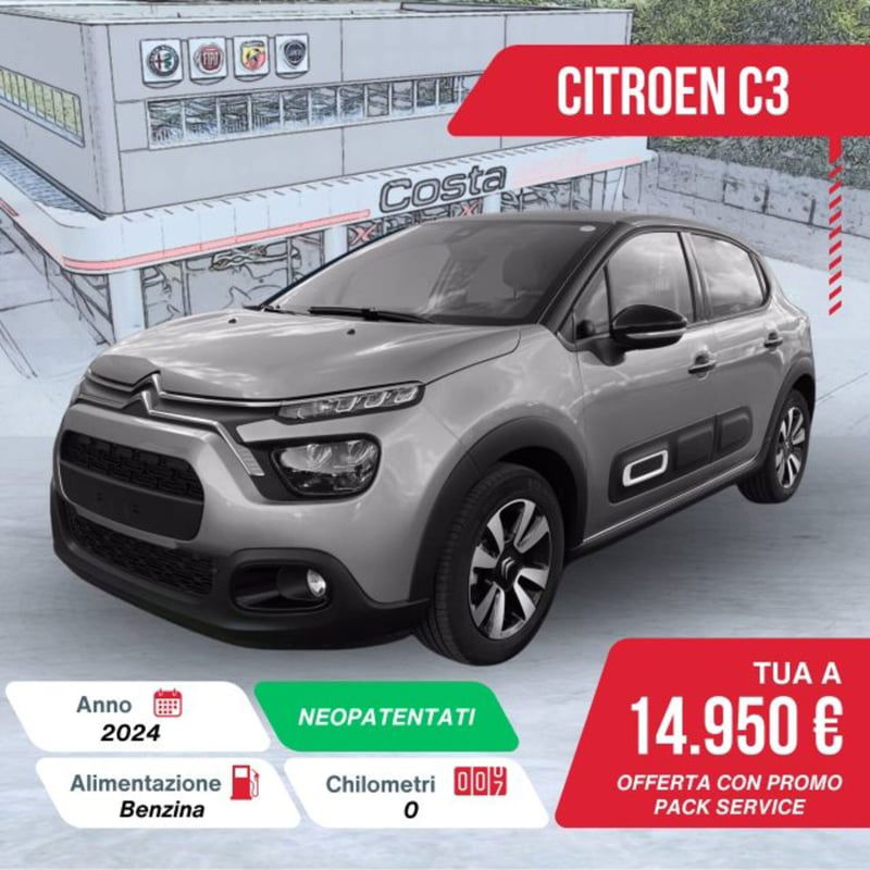 Citroen C3 Aircross 1.2 puretech Max s&amp;s 110cv del 2024 usata a Valdobbiadene