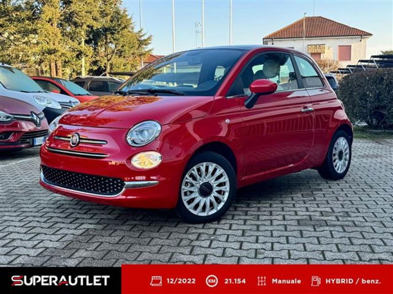 Fiat 500 1.0 hybrid Dolcevita 70cv del 2022 usata a Vigevano