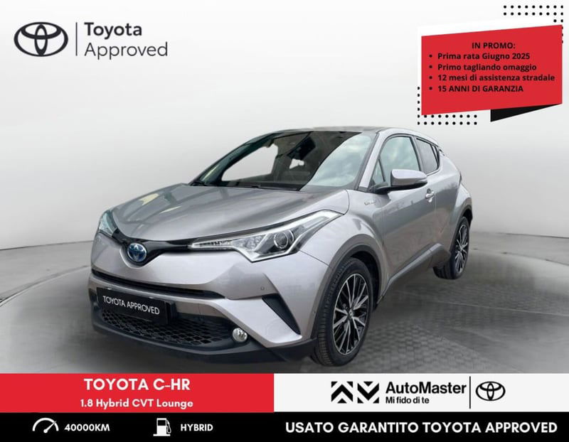 Toyota Toyota C-HR 1.8 Hybrid E-CVT Lounge  del 2017 usata a Rovigo