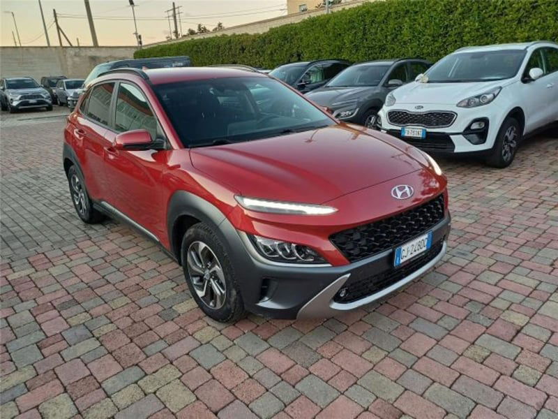 Hyundai Kona HEV 1.6 DCT XLine del 2022 usata a Bari