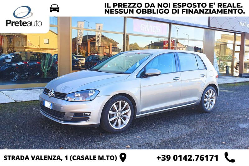 Volkswagen Golf 1.6 TDI 110 CV 5p. Highline BlueMotion Technology del 2015 usata a Caresanablot