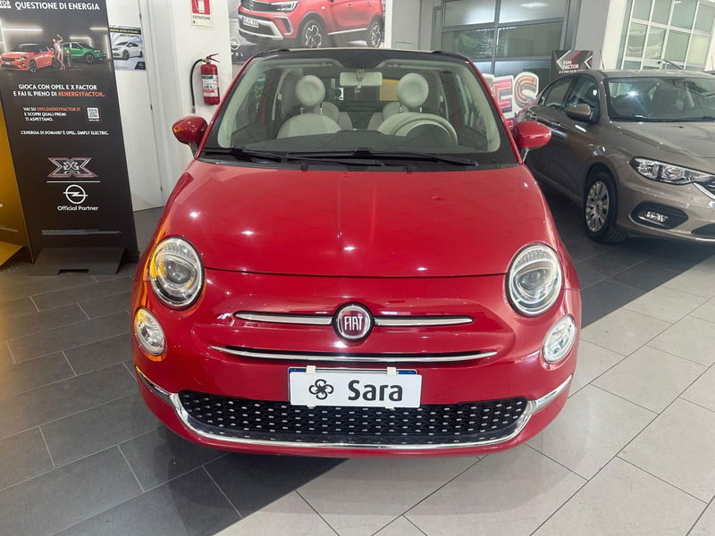 Fiat 500C Cabrio 1.2 Lounge del 2017 usata a Benevento