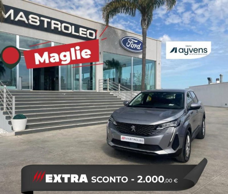 Peugeot 3008 BlueHDi 130 S&S EAT8 GT del 2021 usata a Tricase