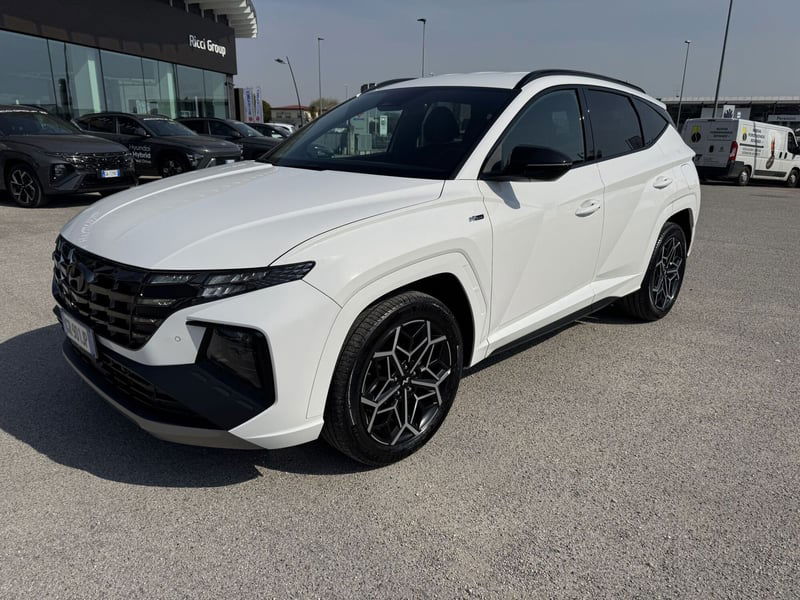 Hyundai Tucson 1.6 hev NLine Hyundai Smart Sense+ Advanced 4wd auto del 2023 usata a Fiume Veneto