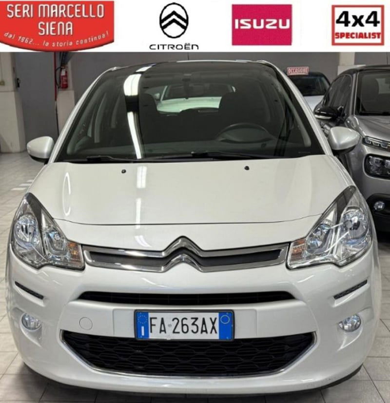 Citroen C3 PureTech 82 Exclusive  del 2015 usata a Siena