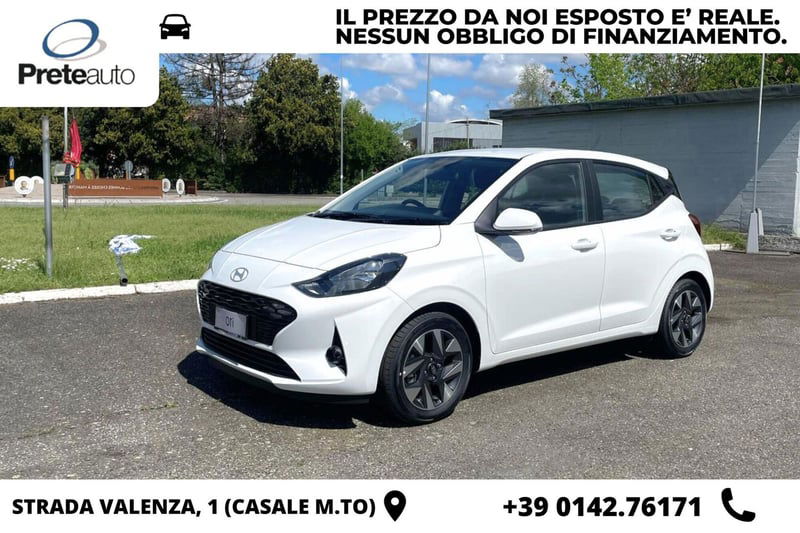 Hyundai i10 1.0 MPI Econext Connectline nuova a Caresanablot