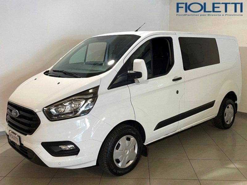 Ford Transit Custom Furgone 300 2.0 EcoBlue 130 PL-DC Furgone Trend del 2022 usata a Brescia