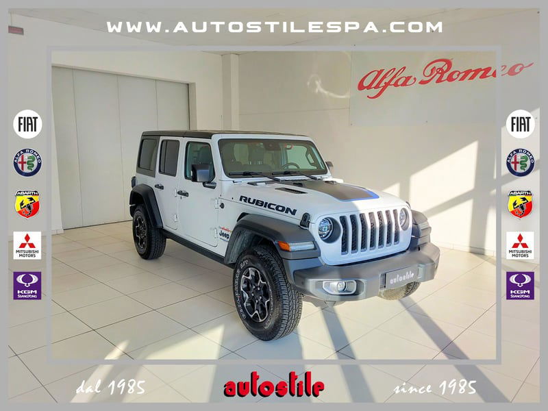 Jeep Wrangler Unlimited 2.0 atx phev Rubicon 4xe auto del 2022 usata a Scandiano