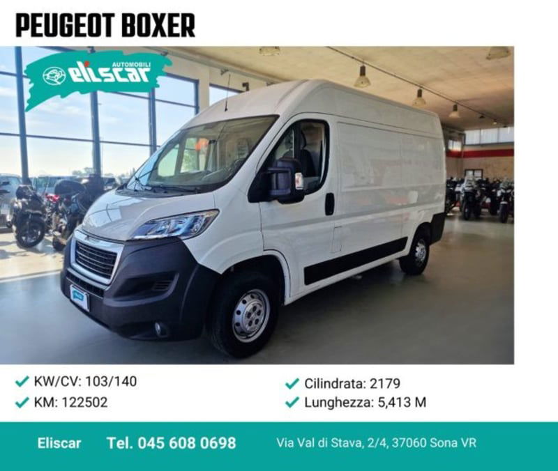 Peugeot Boxer Furgone 435 2.2 BlueHDi 140 S&S PLM-SL-TA Furgone Premium del 2020 usata a Sona