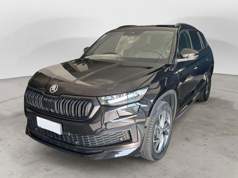 Skoda Kodiaq 2.0 TDI EVO SCR 4x4 DSG 7 posti Sportline del 2022 usata a Civitanova Marche
