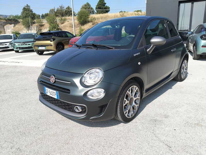Fiat 500 1.0 Hybrid Sport del 2021 usata a Matera