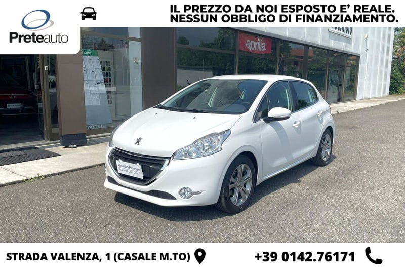 Peugeot 208 VTi 82 CV 5 porte Allure del 2014 usata a Caresanablot