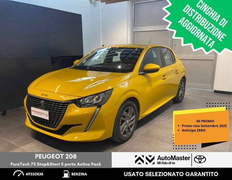 Peugeot 208 PureTech 75 Stop&Start 5 porte Active Pack del 2021 usata a Ferrara