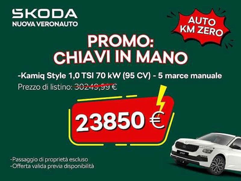 Skoda Kamiq 1.0 TSI Style nuova a Verona