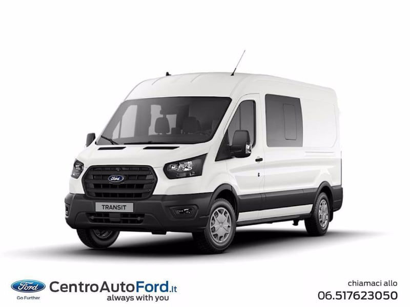 Ford Transit Furgone 50 fwd 2.0 ecoblue 165cv trend L3H2 d.cab nuova a Albano Laziale