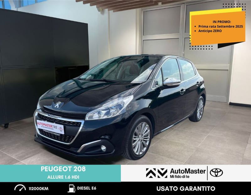 Peugeot 208 BlueHDi 100 Stop&Start 5 porte Allure del 2019 usata a Rovigo