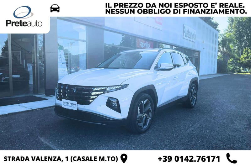 Hyundai Tucson 1.6 hev NLine + 2wd auto del 2021 usata a Caresanablot