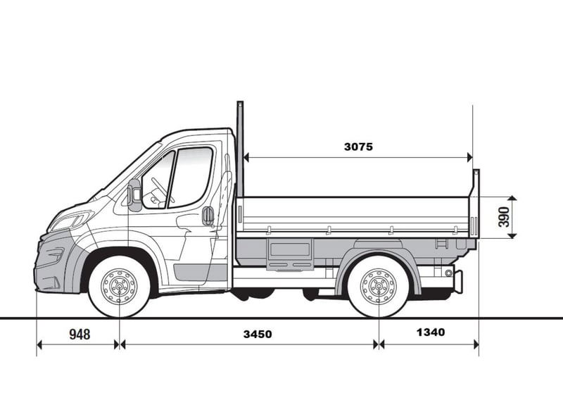 Fiat Ducato maxi 35 LH1 2.2 mjt3 140cv ribalt.trilat. serie 9 del 2021 usata a Verdello
