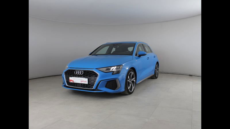 Audi A3 Sportback 2.0 tdi S line edition 150cv s-tronic del 2021 usata a Palermo