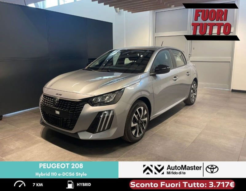 Peugeot 208 1.2 hybrid Style 110cv e-dcs 6 nuova a Ferrara