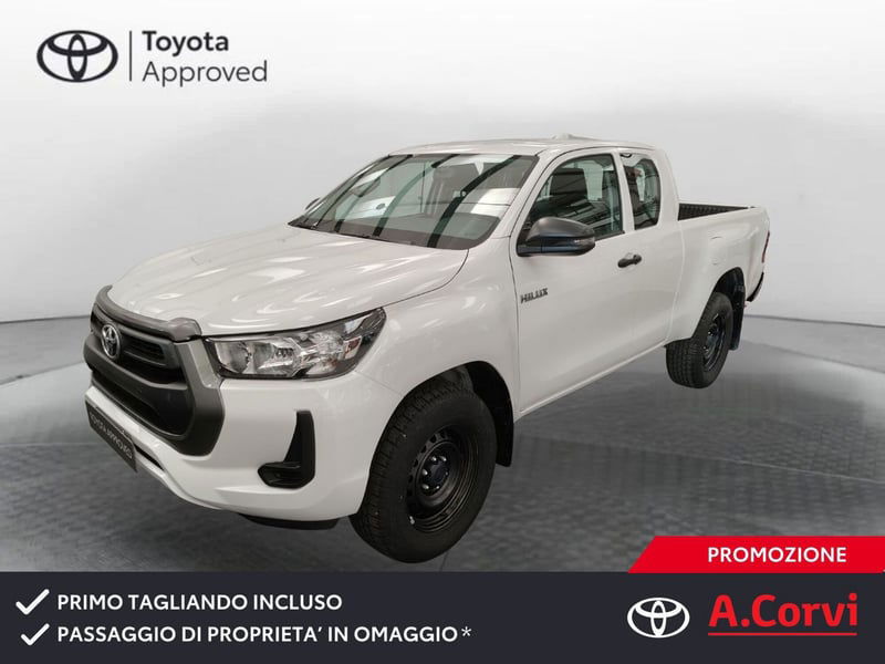 Toyota Hilux 2.D-4D 4WD 2 porte Extra Cab Comfort del 2023 usata a Genzano di Roma