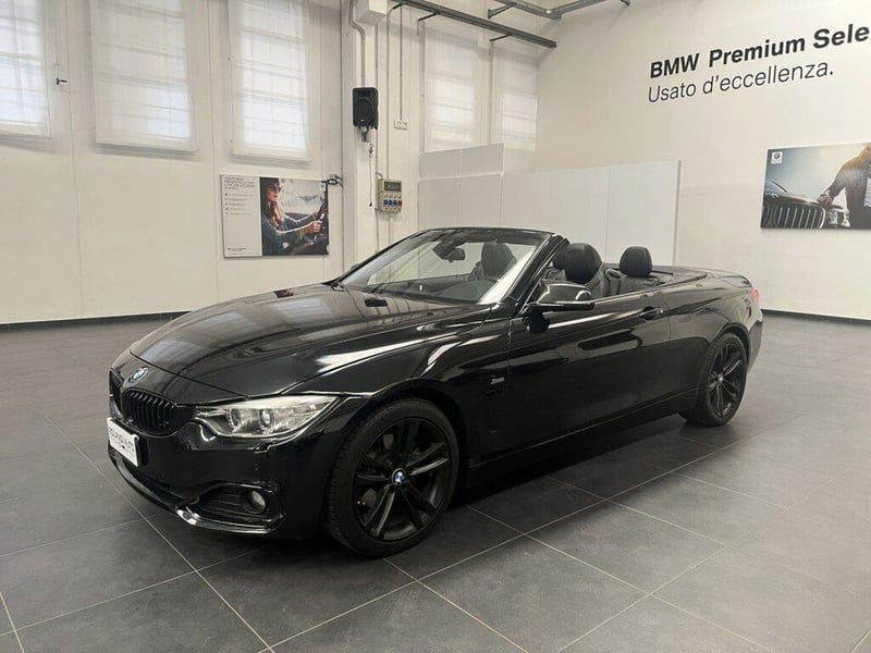 BMW Serie 4 Cabrio 420d  Sport del 2015 usata a Alessandria