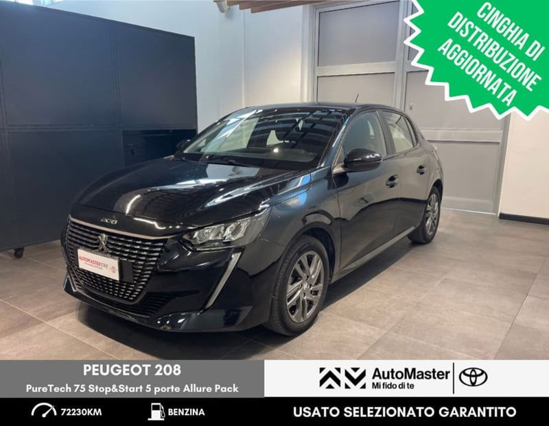 Peugeot 208 PureTech 75 Stop&Start 5 porte Allure Pack del 2021 usata a Ferrara