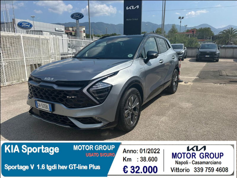 Kia Sportage 1.6 TGDi HEV AT GT-line Plus del 2022 usata a Casamarciano