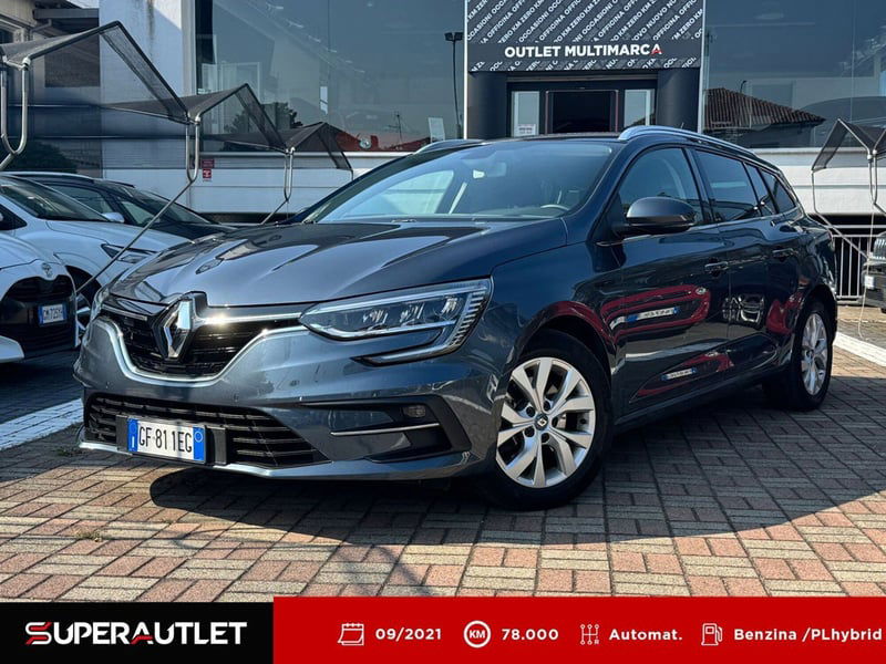 Renault Mégane Sporter Plug-in Hybrid E-TECH 160 CV Business del 2021 usata a Vigevano