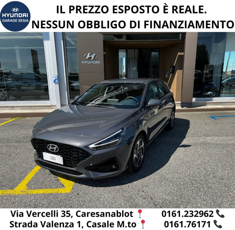 Hyundai i30 1.4 5p. Autocarro nuova a Caresanablot