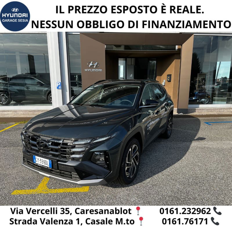 Hyundai Tucson 1.6 phev Exellence 2wd auto nuova a Caresanablot