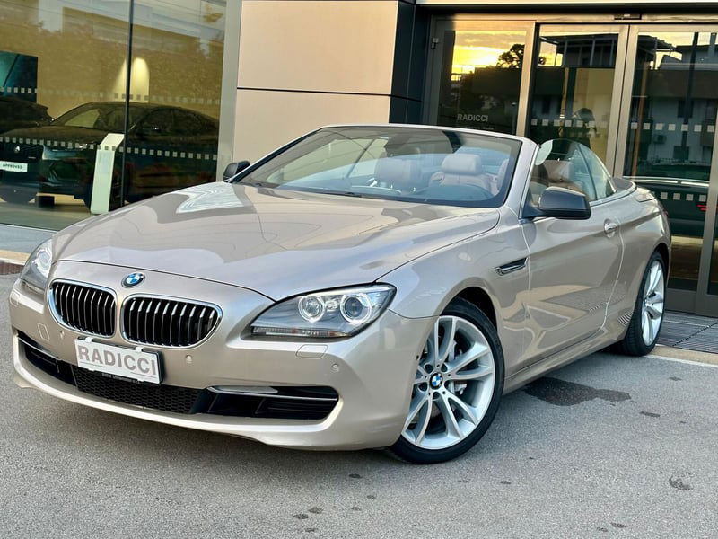 BMW Serie 6 Cabrio 640i  Futura del 2011 usata a Bari