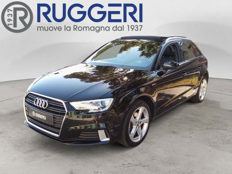 Audi A3 Sportback 1.4 TFSI g-tron Design del 2018 usata a Rimini